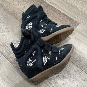 Isabel Marant Black and White Kids Sneakers